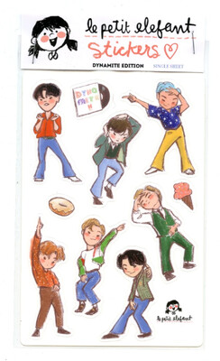 BTS Dynamite Sticker Sheet