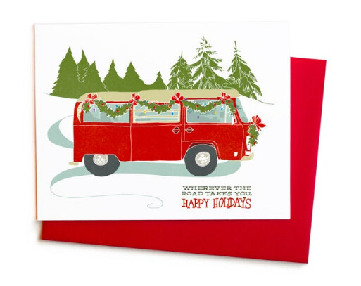 Holiday Camper Card, Single