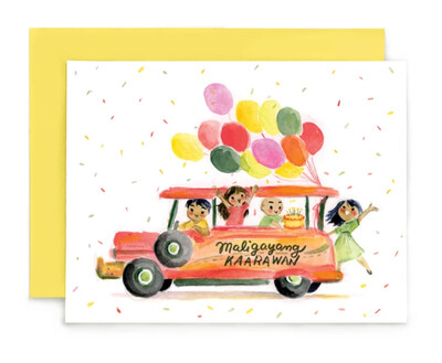 Maligayang Kaarawan Jeepney Card