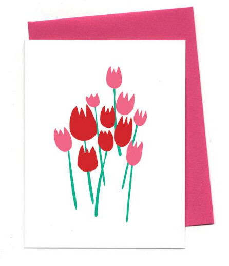 Love Tulips, Single Card