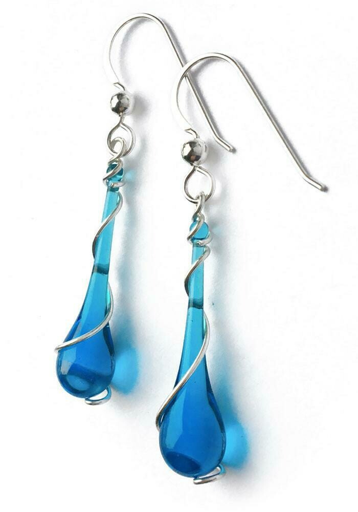 Turquoise Lyra Earrings
