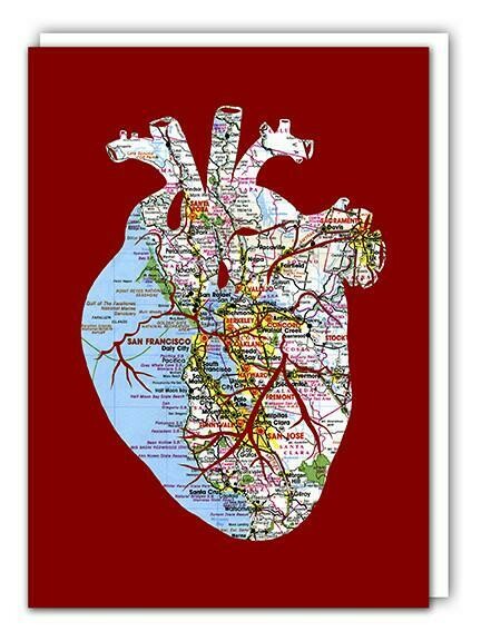 Heart of the Bay, Greeting Card