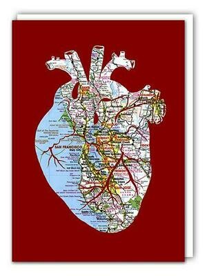 Heart of the Bay, Greeting Card