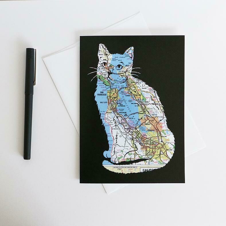Feline Fine, Greeting Card