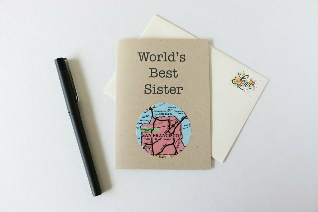 World's Best Sister Card