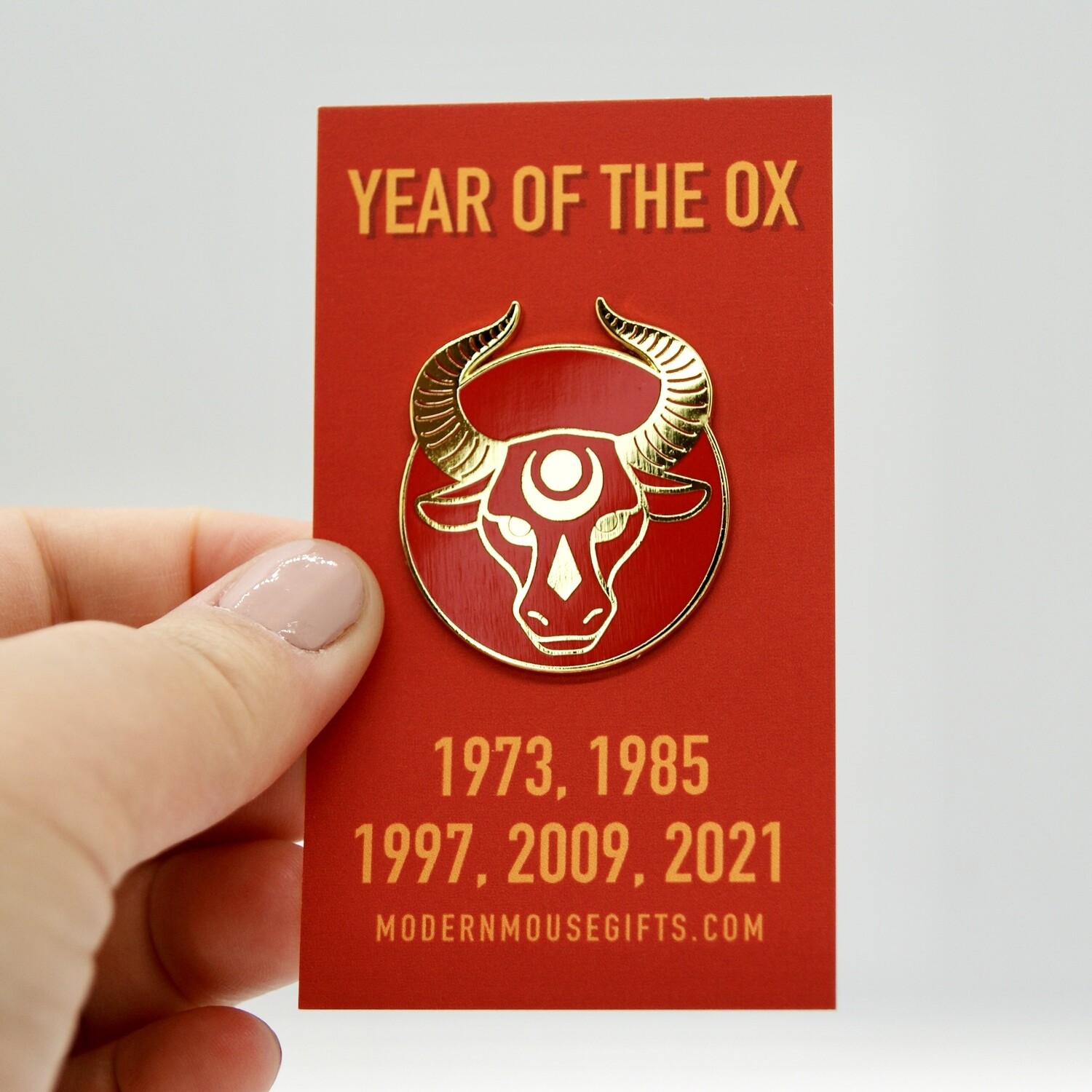 Enamel Pin, Year of the Ox