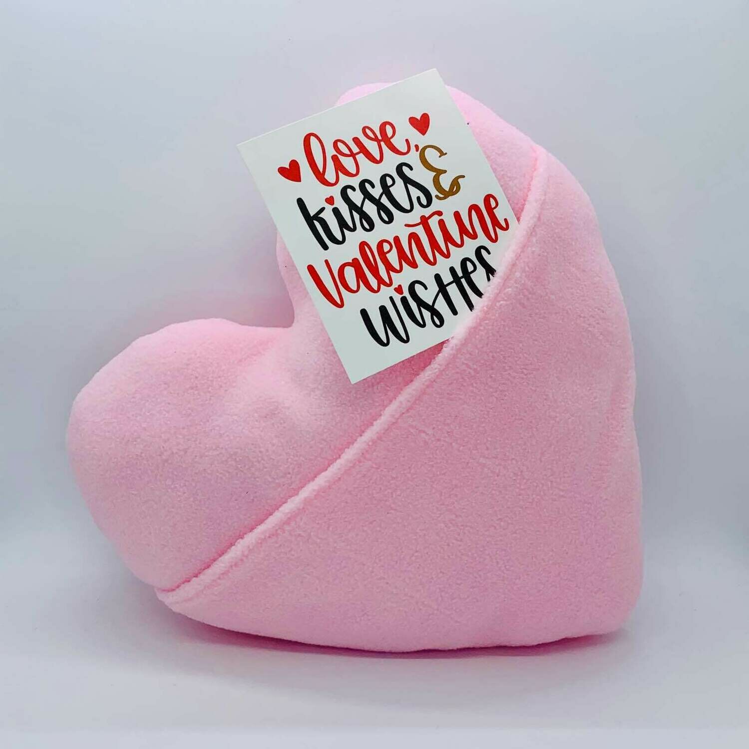 Pink Heart Pocket Pillow