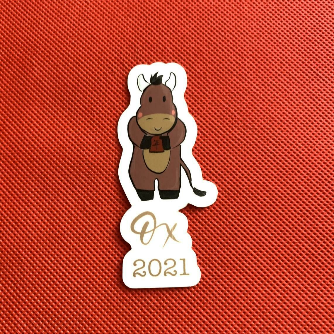 Ox Chinese New Year Sticker