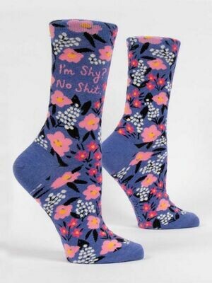 I&#39;m Shy No Shit Women&#39;s Crew Socks