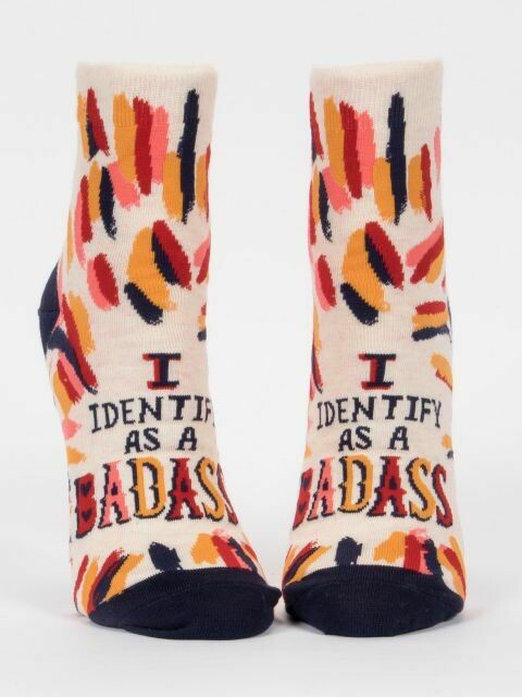 I Identify As A Badass Women's Ankle Socks