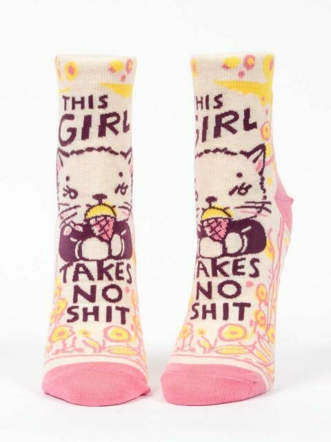 Girl Takes No Shit Women's Ankle Socks