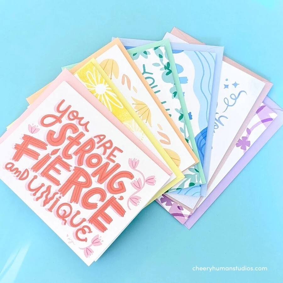SALE - Everyday Pep Talks - Boxed Card Set of 7