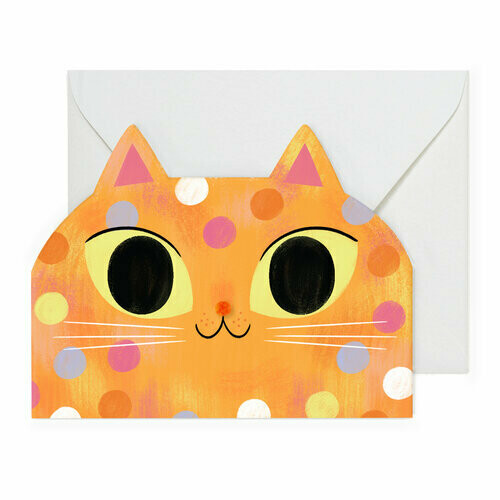 Shaped Kitty Card Shaped Kitty Card