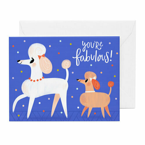 Fabulous Poodles Card