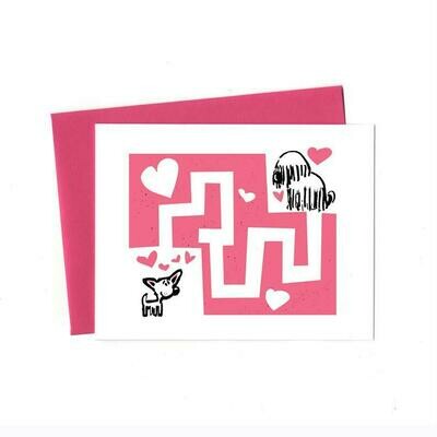 Love Maze Dogs, Single Card