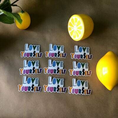 Love Yourself Sticker