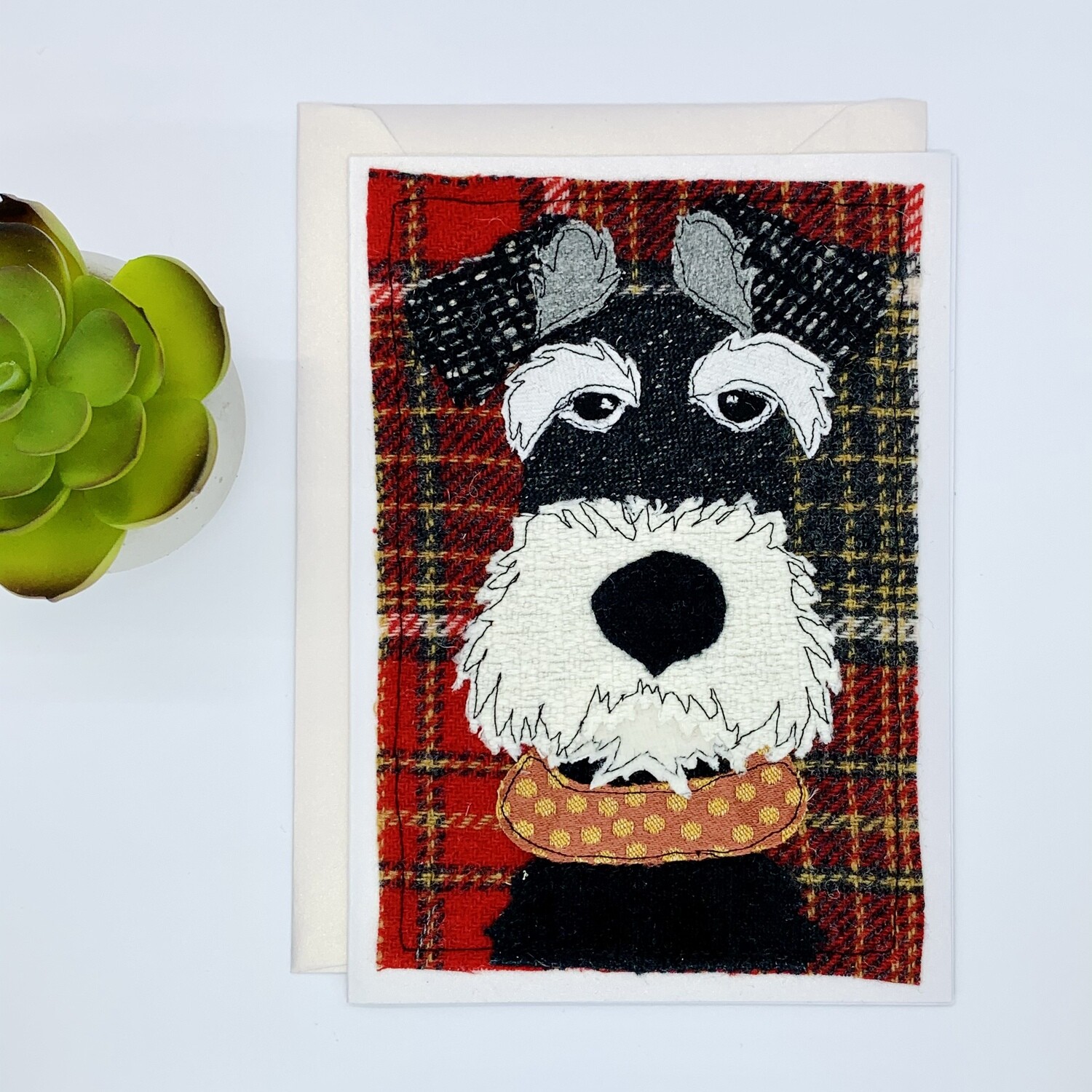 Schnauzer Greeting Card