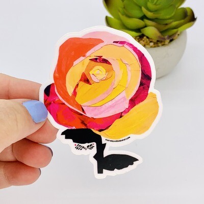 FINAL SALE - Rosa Naranja Sticker
