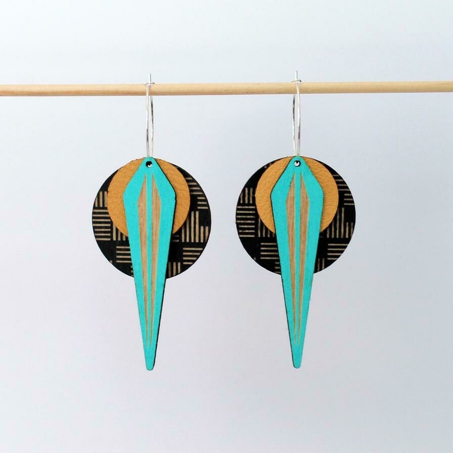 Earrings, La Naja - Blue Earrings, La Naja - Blue