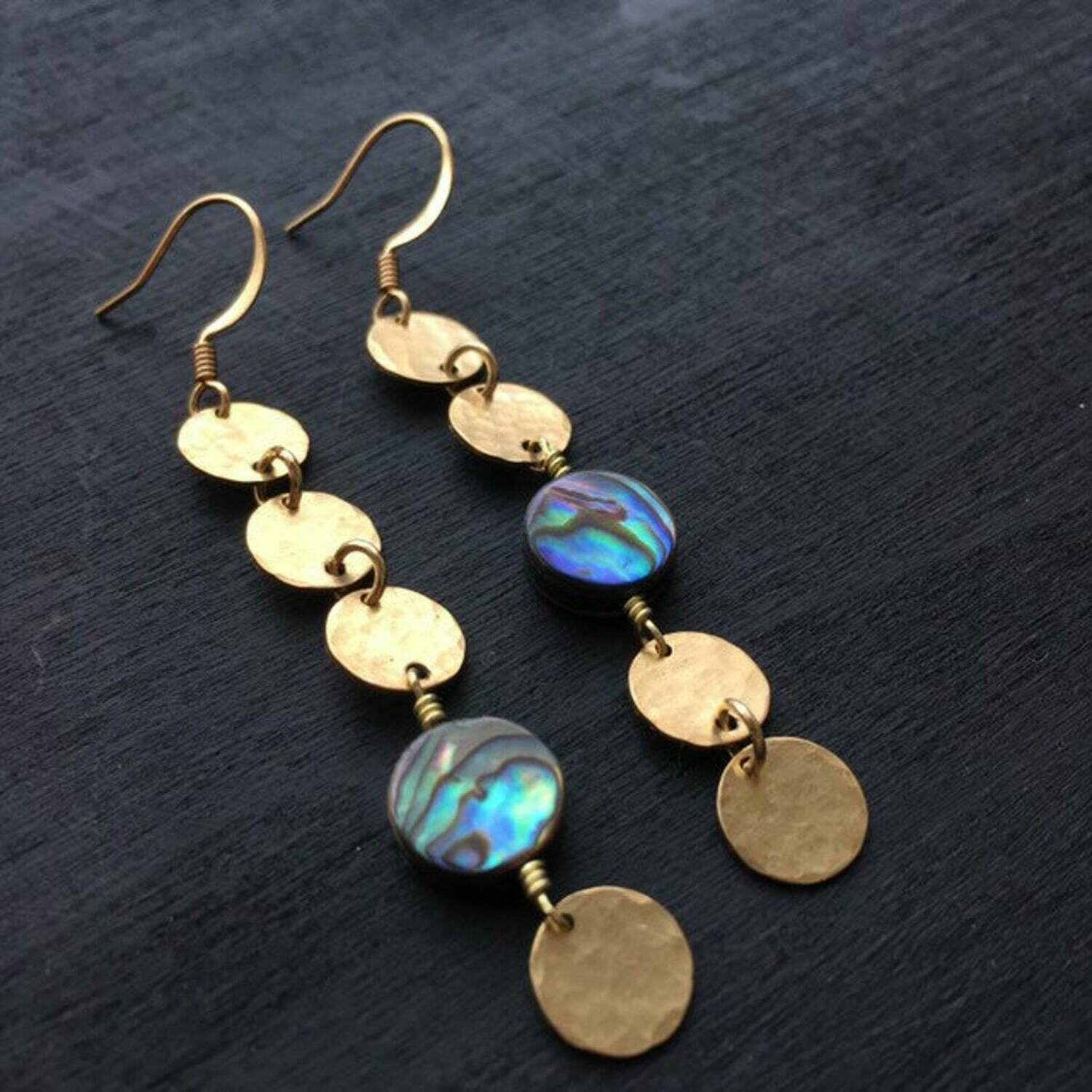 Maru Earrings w/ Abalone