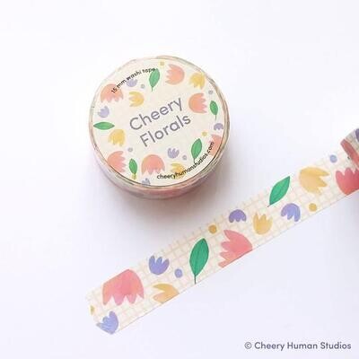 Washi Tape, Cheery Florals