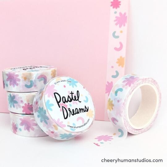 Washi Tape, Pastel Dreams Washi Tape, Pastel Dreams