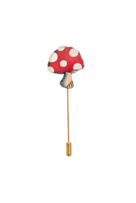 Lapel Pin, Mushroom