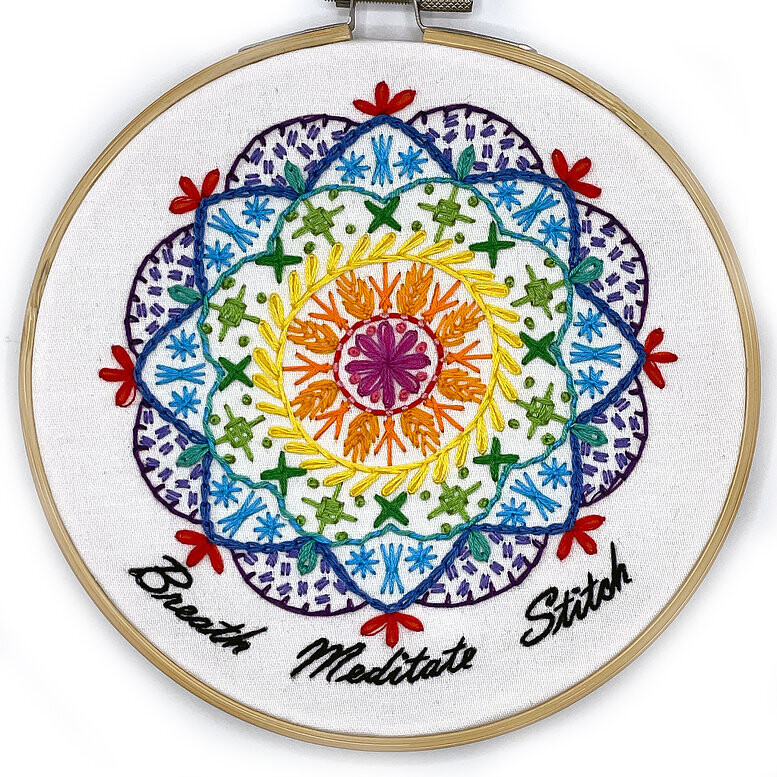 SALE - Hoopla Stitching Kit - Mandala Sampler
