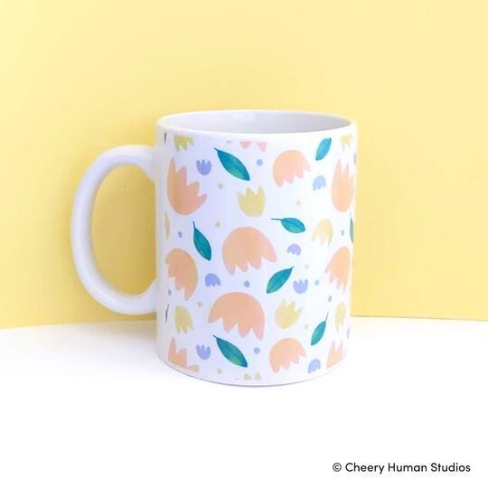 Mug, Cheery Florals