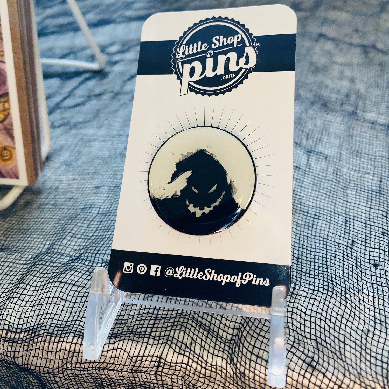 Oogie Boogie Glow Pin (by Little Shop of Pins)