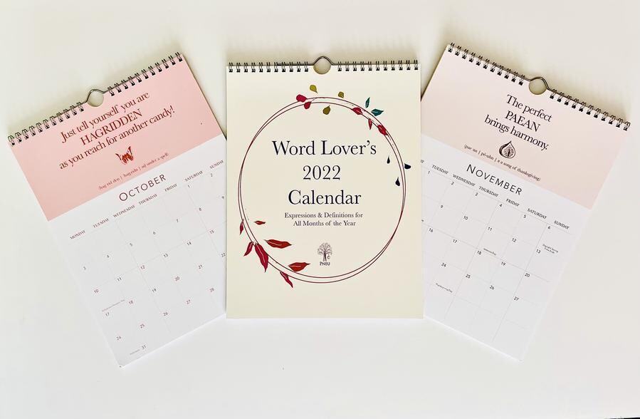 Word Lover’s Calendar—2022 Wall Calendar