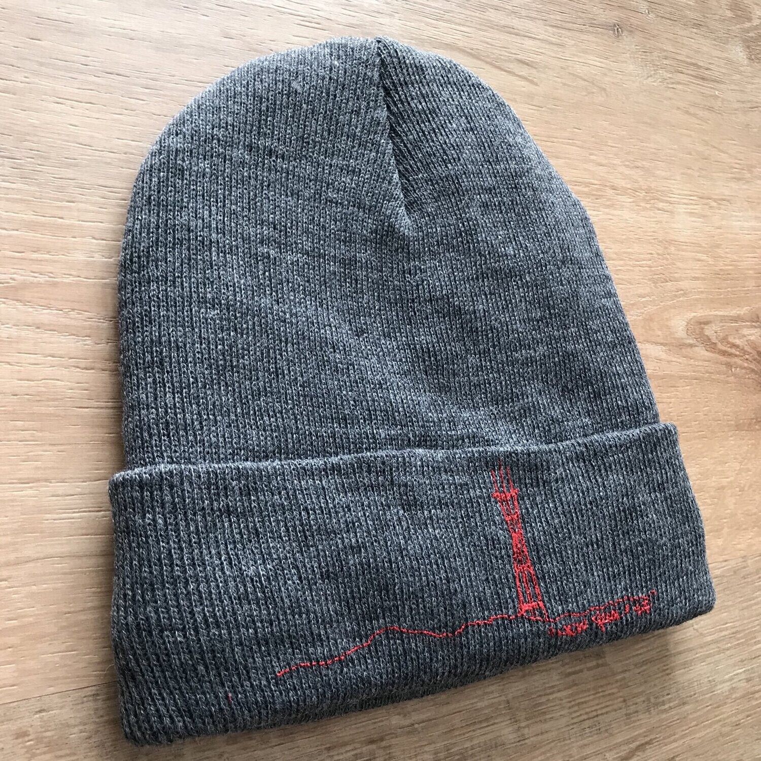 ADULT GREY SUTRO BEANIE