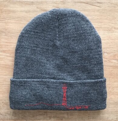ADULT GREY SUTRO BEANIE