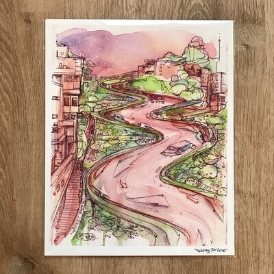 8X10 LOMBARD STREET 2019 PRINT