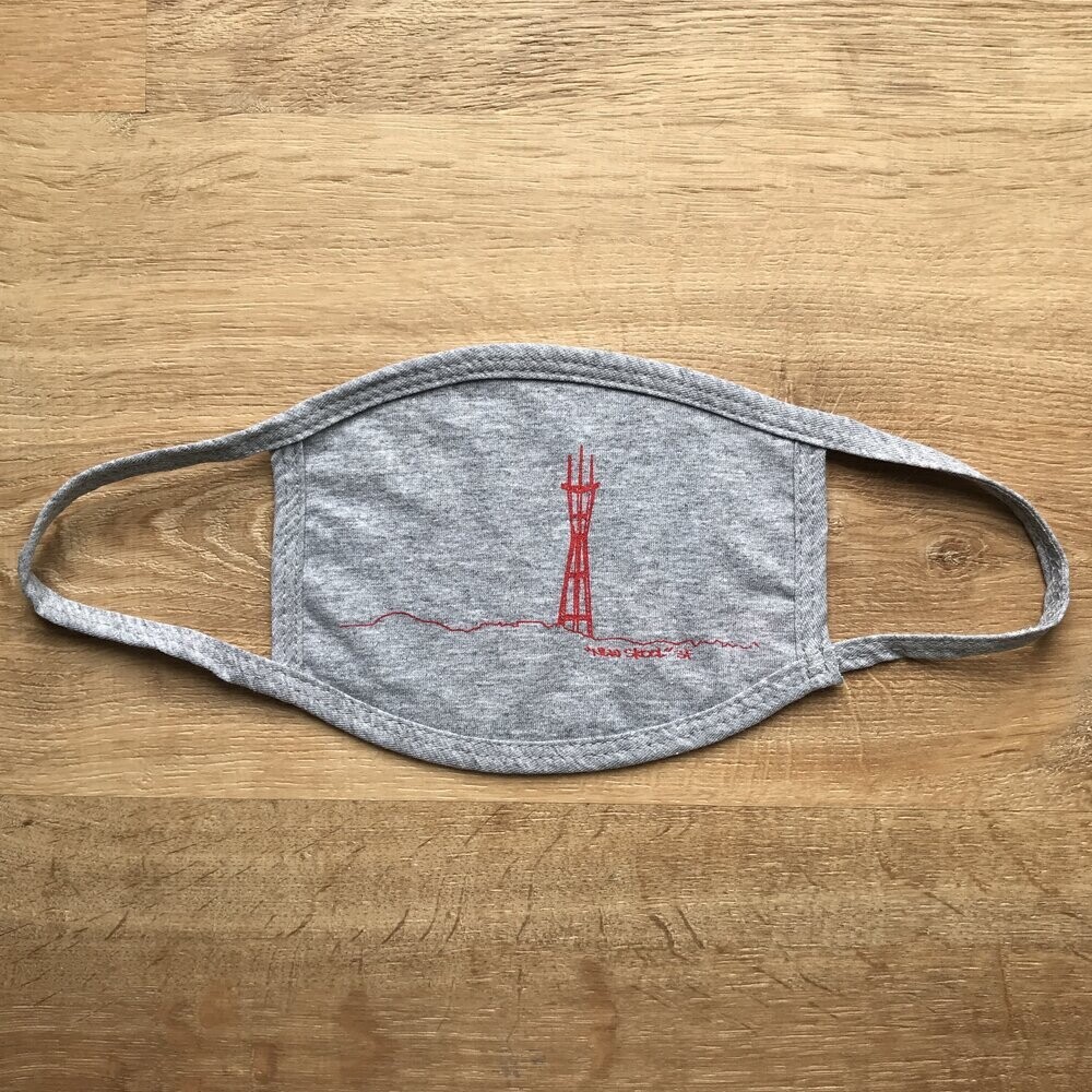 ADULT GREY SUTRO MASK ADULT GREY SUTRO MASK