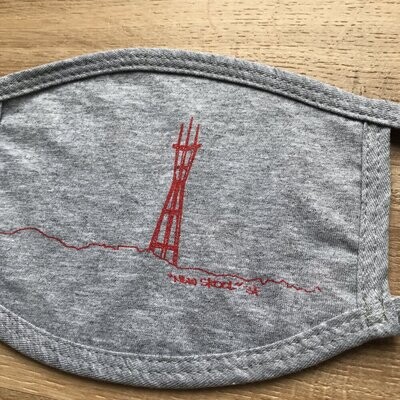 ADULT GREY SUTRO MASK