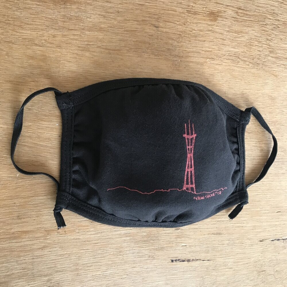 KIDS ADJUSTABLE BLACK SUTRO MASK