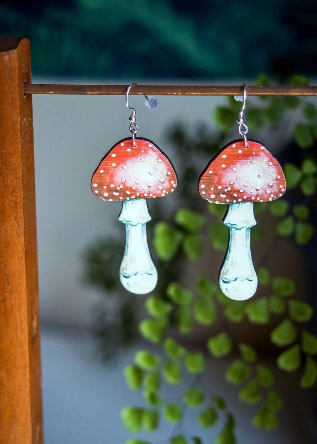 Mushroom Earrings - Amanita (EAR014)