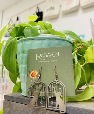 Celestial Cat Earrings (EAR029)