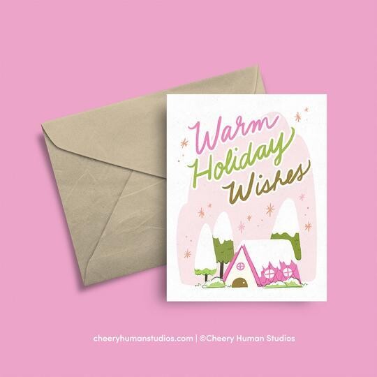 Greeting Card, Warm Holiday Wishes