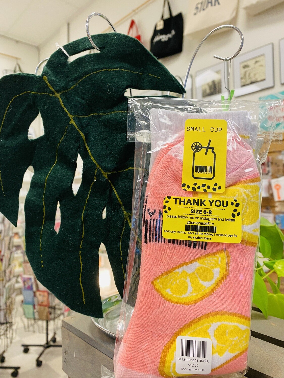 Bay Area Lemonade Socks, Pink Bay Area Lemonade Socks, Pink