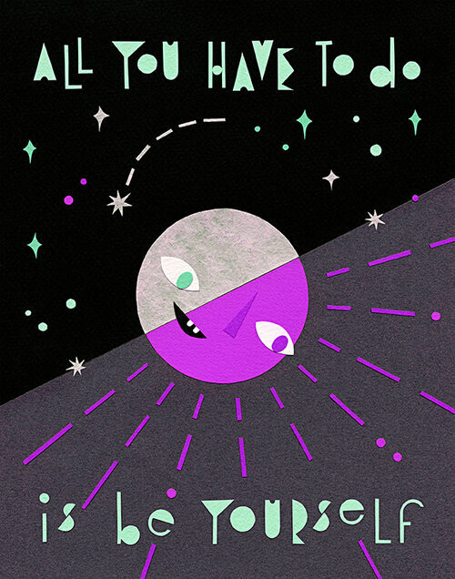 8x10 Print: All You Have to Do (Purple) 8x10 Print: All You Have to Do (Purple)