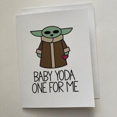 Love Card - Baby Yoda