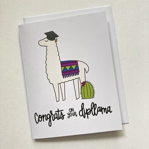 Graduation Card - Dipllama