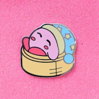 Enamel Pin - Sleeping Kirby Dim Sum