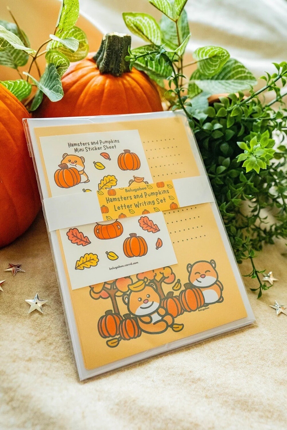 Hamster & Pumpkins Letter Writing Set