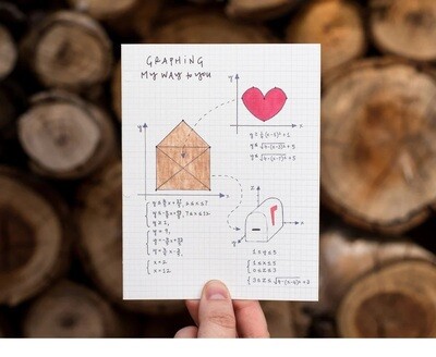 Graphing My Way to You (Love Card)