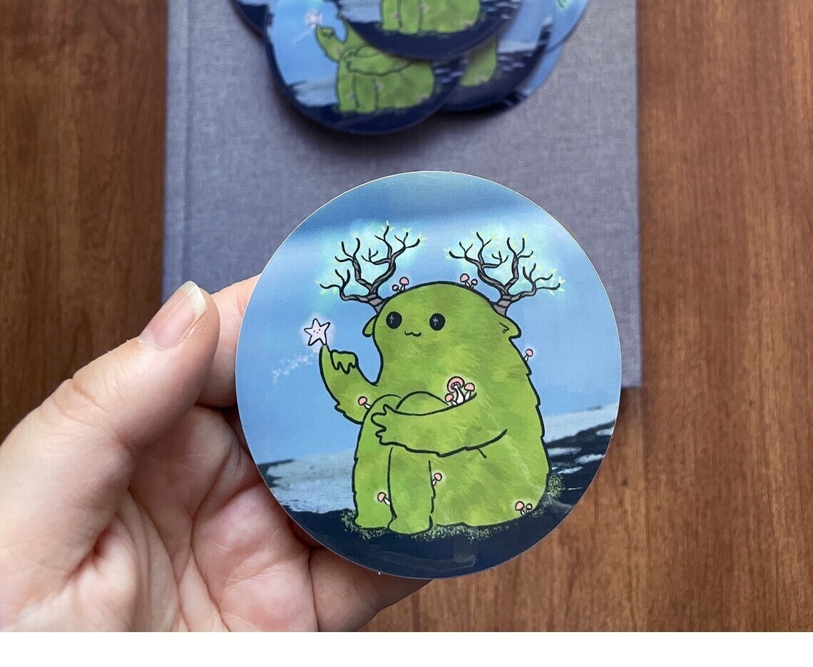 Haru the Spirit Giant (die-cut sticker) Haru the Spirit Giant (die-cut sticker)