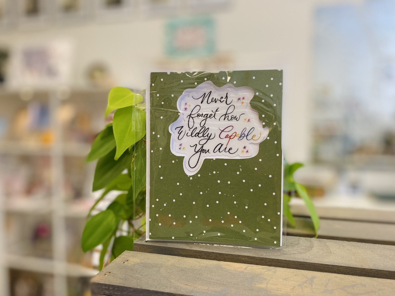 Capable Card &amp; Sticker Set