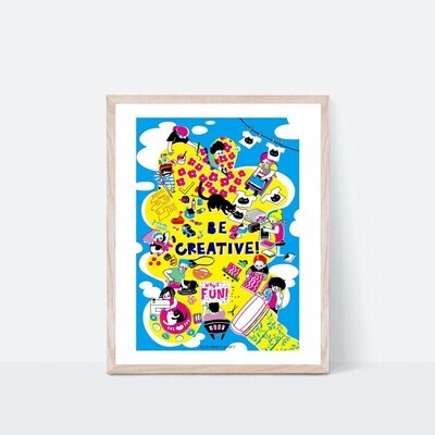 Be Creative 11x14 Art Print